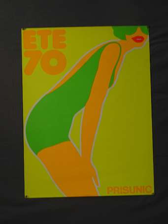 PRISUNIC « ÉTÉ 70 » : Affiche au graphisme bien 