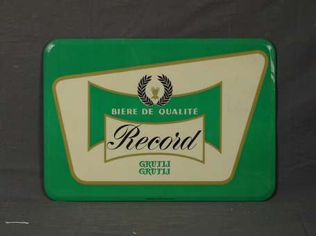 BIÈRE GRUTLI « Record » : Glassoïd, Imp 