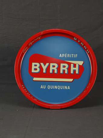 BYRRH : Apéritif au Quinquina : Plateau en tôle, 