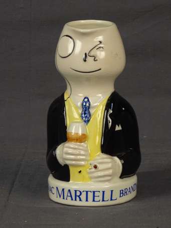 COGNAC MARTELL Brandy : Pichet anthropomorphe. 