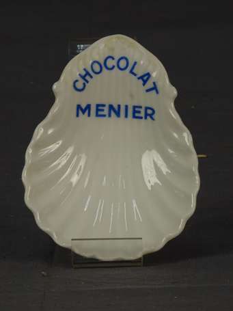 CHOCOLAT MENIER : Beurrier en forme de coquille. 