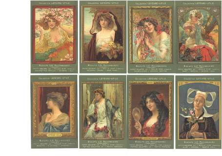 LU Lefèvre-Utile : Série complète des 12 Cartes 