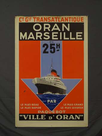 COMPAGNIE GÉNÉRALE TRANSATLANTIQUE /C.G.T « Oran 