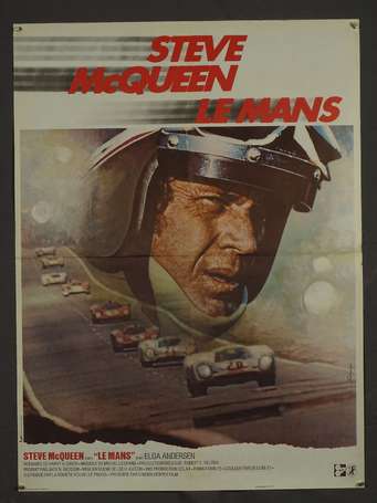 « LE MANS » avec Steve McQueen : Affiche de 1971 