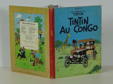 Hergé : Tintin 2 ; Tintin au Congo en réédition de