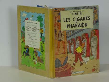 Hergé : Tintin 4 : Les Cigares du pharaon en 