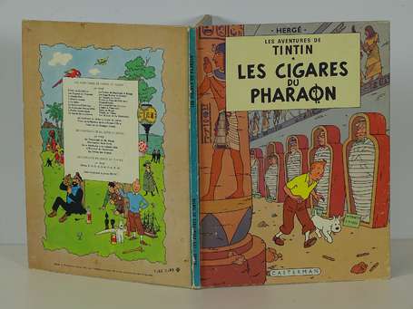 Hergé : Tintin 4 : Les Cigares du pharaon en 