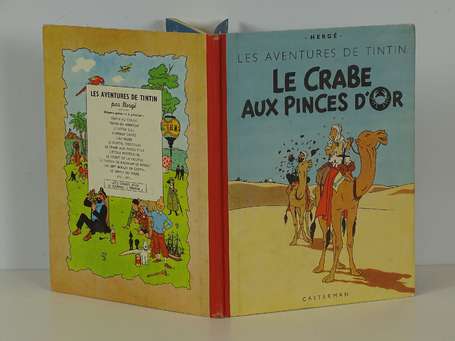 Hergé : Tintin 9 ; Le Crabe aux pinces d'or en 