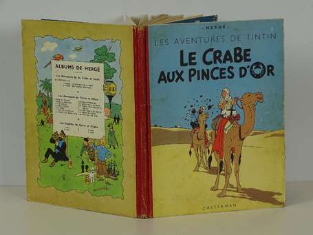 Hergé : Tintin 9 ; Le Crabe aux pinces d'or en 