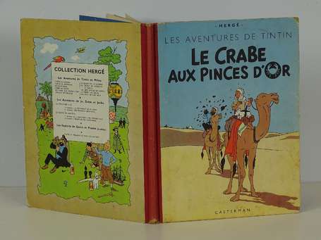 Hergé : Tintin 9 ; Le Crabe aux pinces d'or en 