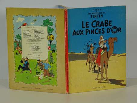 Hergé : Tintin 9 ; Le Crabe aux pinces d'or en 