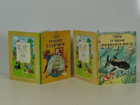 Hergé : Tintin 11 et 12 ; Le Secret de La Licorne 