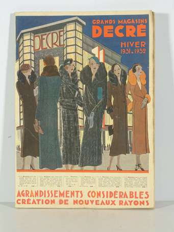 DECRÉ Grands Magasins « Hiver 1931-1932 » : 