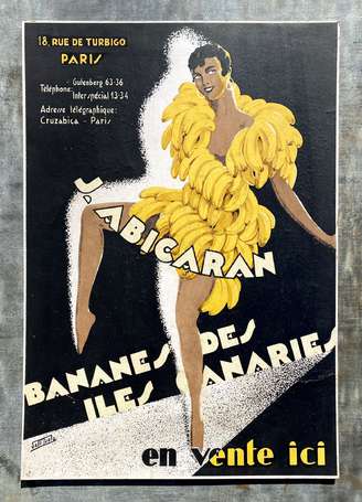 JOSÉPHINE BAKER « J.Abicaran Bananes des Îles 