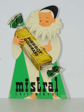 PIERROT GOURMAND « Mistral Lait-Menthe » : PLV en 