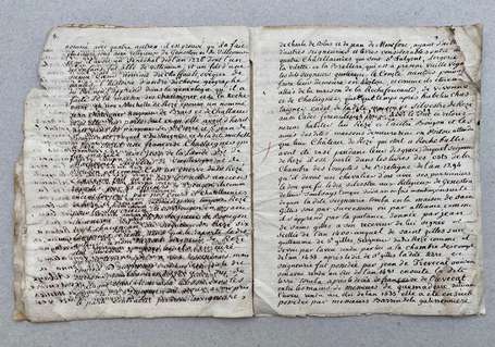 REZÉ 1759 « Antiquité de Rezé » : Livret manuscrit