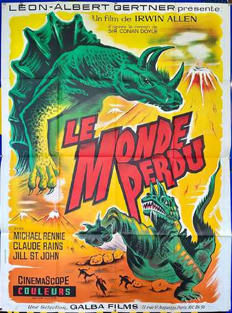 CINÉMA : LE MONDE PERDU / The lost World 1960 : 