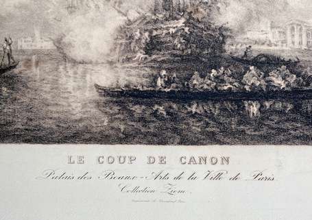 ZIEM Félix (1821-1911) « Le Coup de Canon » : 