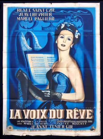 CINÉMA : LA VOIX DU RÊVE de J.Folin - 1948. Avec 
