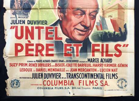 CINÉMA : UNTEL PÈRE ET FILS de Julien Duvivier - 