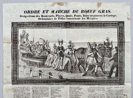 ORDRE ET MARCHE DU BŒUF GRAS « Ordonnance 