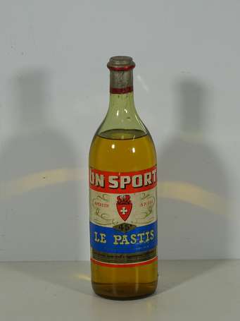 BERGER Le Pastis « Un Sport » : Bouteille pleine 