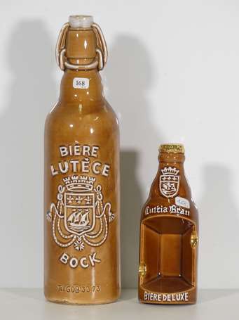 BIÈRE LUTÈCE BOCK : Pied de lampe en céramique en 