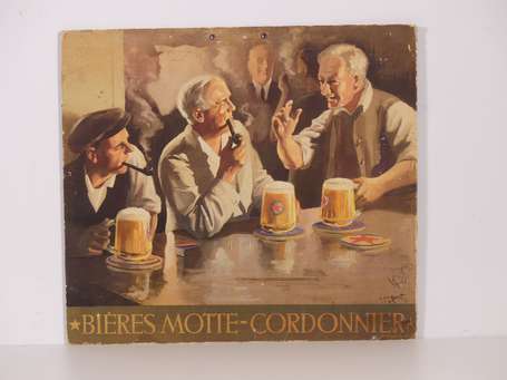 BIÈRE MOTTE-CORDONNIER /à Armentières : Panonceau 