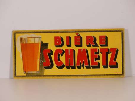 BIERE SCHMETZ à Orléans : Bandeau lithographié 