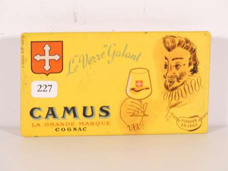 COGNAC CAMUS « Le Verre Galant » : Tampon-Buvard 