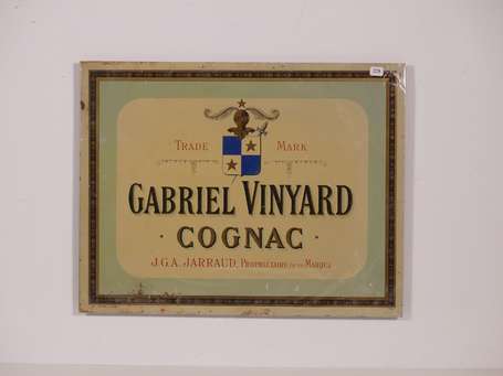 COGNAC GABRIEL VINYARD /J.G.A Jarraud : Tôle 