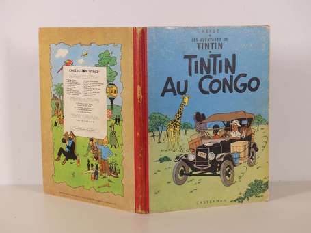 Hergé : Tintin 2 ; Tintin au Congo en réédition de
