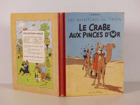Hergé : Tintin 9 ; Le Crabe aux pinces d'or en 