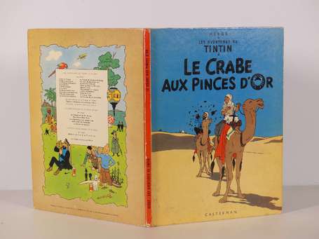 Hergé : Tintin 9 ; Le Crabe aux pinces d'or en 