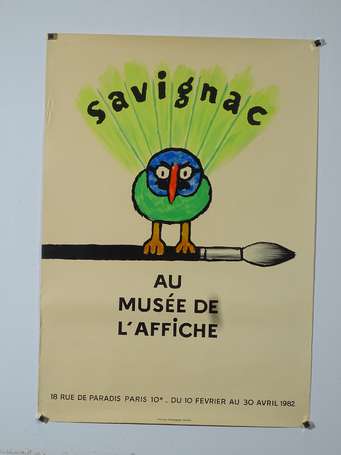 SAVIGNAC AU MUSÉE DE L'AFFICHE « Du 10 Février au 