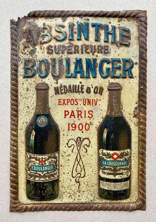 ABSINTHE BOULANGER La Cressonnée : Tôle 