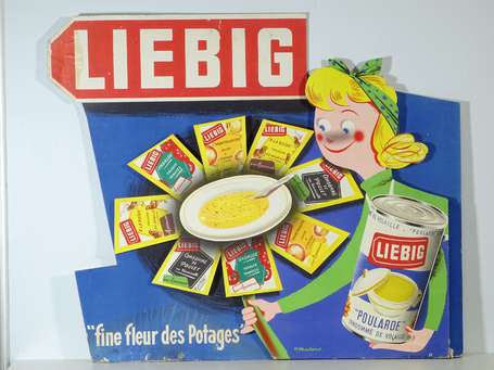 LIEBIG « Fine Fleur des Potages » : PLV en découpe