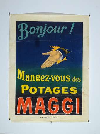 MAGGI « Mangez-vous des Potages… » : Affiche 