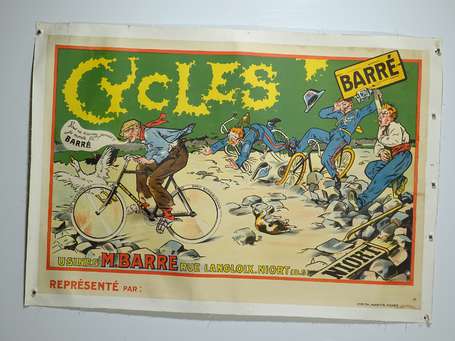 CYCLES BARRÉ / Rue Langlois à Niort : Affiche 