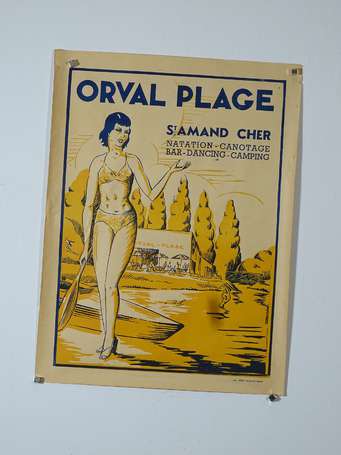 ORVAL PLAGE Saint-Amand Cher « Natation - Canotage