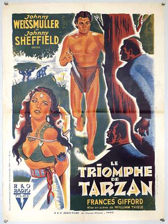 LE TRIOMPHE DE TARZAN  de William Thiele avec 