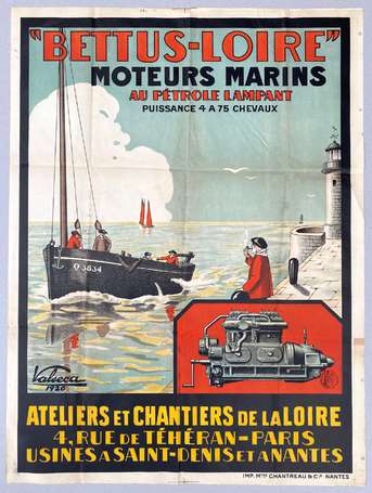 BETTUS-LOIRE Moteurs Marins au Pétrole Lampant 