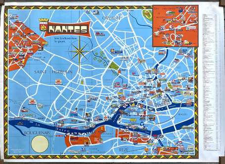 NANTES Les Industries - Le Port - Carte 