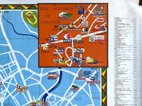 NANTES Les Industries - Le Port - Carte 