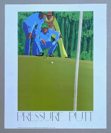 GOLF « Pressure Putt » : Tirage sur papier fort, 