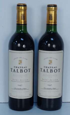 2 bts Château Talbot 1987 Saint-Julien Niv 2 et 