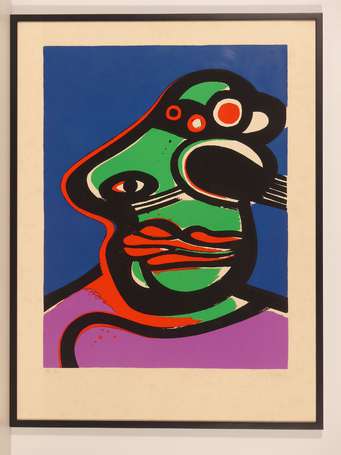 CHRISTOFOROU John (1921-2014) - Portrait abstrait.