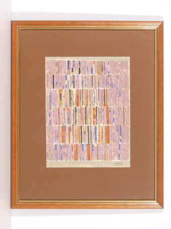 CESAR (1921-1998) - Bibliothèque abstraite. 