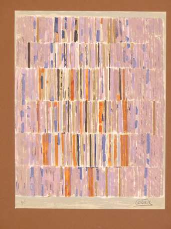 CESAR (1921-1998) - Bibliothèque abstraite. 