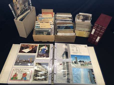 Divers - 4 albums et 4 boites de CPA / CPM / CPSM 